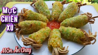 Cách Làm MỰC CHIÊN XÙ Giòn Ngon/Món Ăn Chay/Bà Mẹ Quê