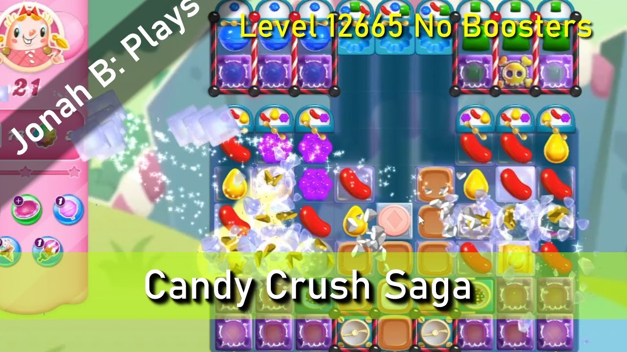 Candy Crush Saga Level 12665 No Boosters - YouTube