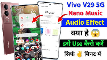 Vivo V29 Nano Music Player Kaise Use Kare | What is Nano Music On Vivo V29 | Vivo Nano Music Kya Hai