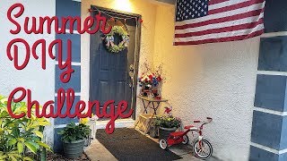 DIY FLORAL CHALLENGE SUMMER 2018 DECOR