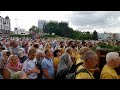 Сотни минчан пришли поклониться ковчегу с частицей мощей Александра Невского