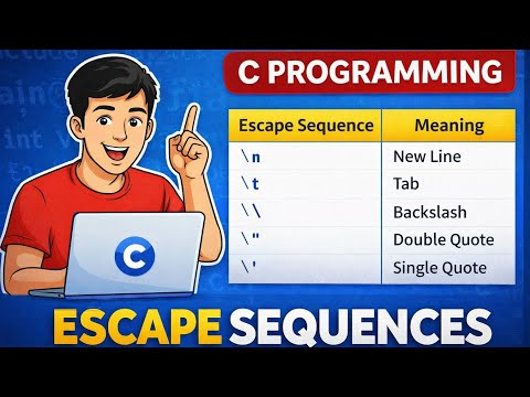 C Programming Escape Sequences  Tamil Tutorial
