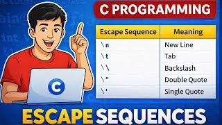 C Programming Escape Sequences Tamil Tutorial