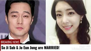 So Ji Sub and Jo Eun Jung are MARRIED!!! So Ji Sub and Jo Eun Jung are MARRIED!!!