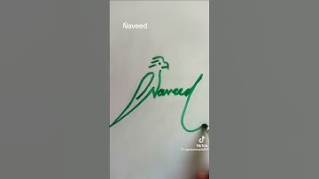Naveed name signature