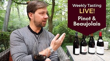 Virtual Tasting Wine Comparison: Pinot Noir and Beaujolais Gamay