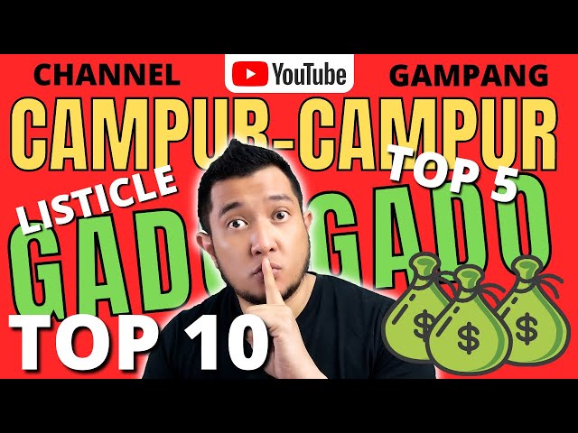 Cara Dapat UANG di Youtube dengan Channel Campur Campur 🔥💲👍 class=