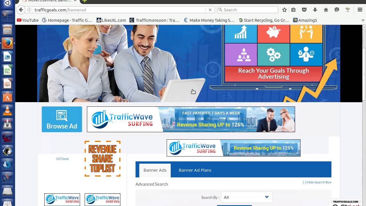 How to use traffic goals to advertise Amazing5 and make extra money