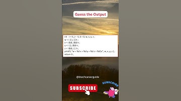 Guess The Output | Question - 15 | #coding #decoding #programming #subscribe #shorts #youtubeshorts