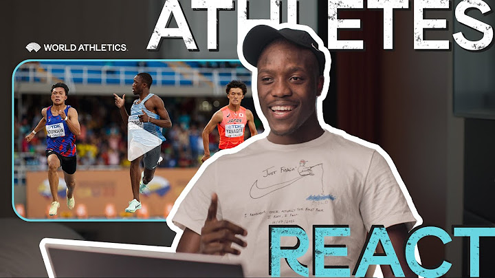 🇧🇼's Letsile Tebogo reacts to winning the 100m world U20 🥇  | Athletes React