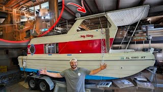 Putting A BRAND NEW INTERIOR In My HOUSEBOAT!! (Part 2 - Itty Bitty Update)