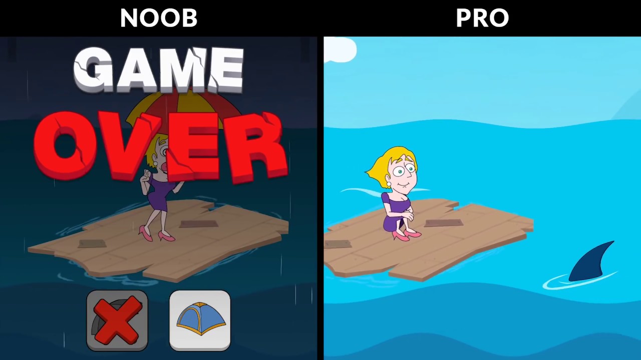 Save the girl: Noob vs pro - Save the girl: Noob vs pro