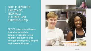 Webinar With Elizabeth Campoy -  Individual Placement and Support (IPS) Employment