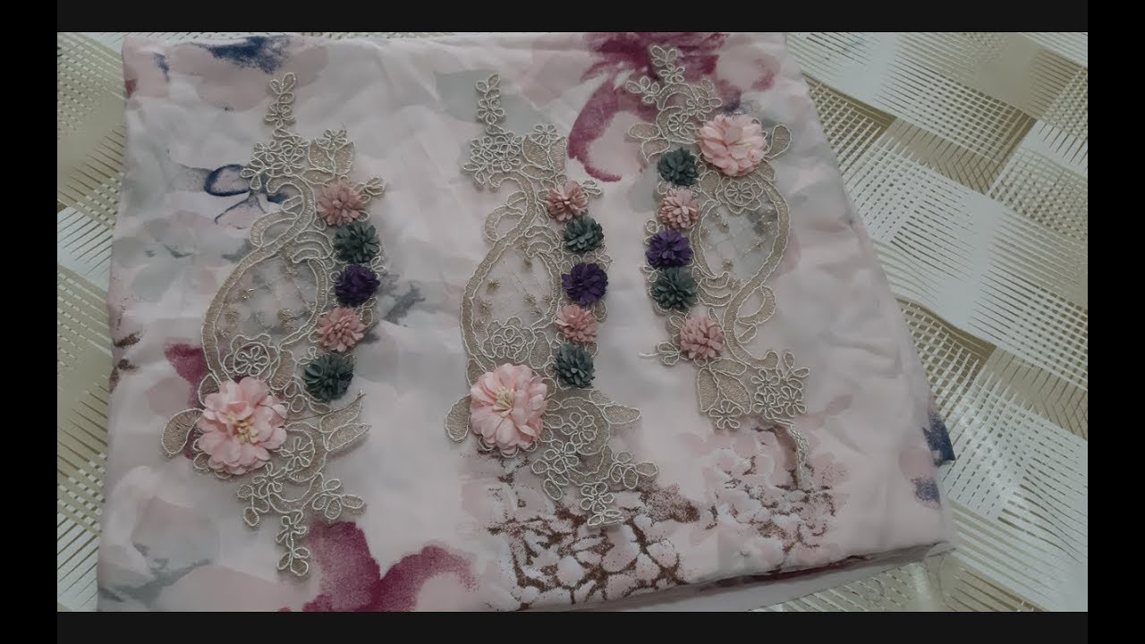 خياطة اجمل قندوة على اليتيوب للعيد بموتيفات الي عاملة شهرة كبيرة على الفيسبوك روعة🇩🇿👍🥰😘