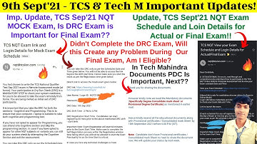 🔴Is DRC Exam Important for Appearing Final Exam? will It Effect in Interview Round? Tech M PDC Imp!!