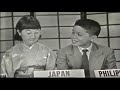 1956 High School Exchange Students Debate on Prejudice (2) . Philippines, Japan, UK, Indonesia.