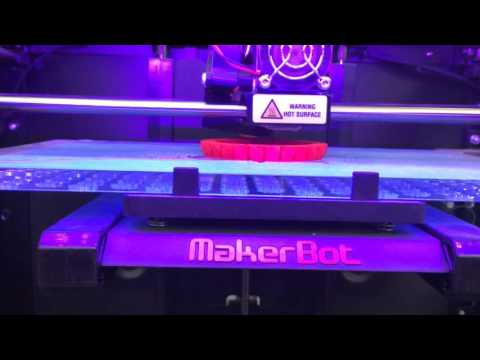 3D Printer Makes A Bracelet At Hunterdon Central Regional High School