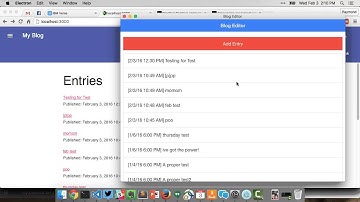 Demonstration of Electron-based editor for a StrongLoop-back Node.js server