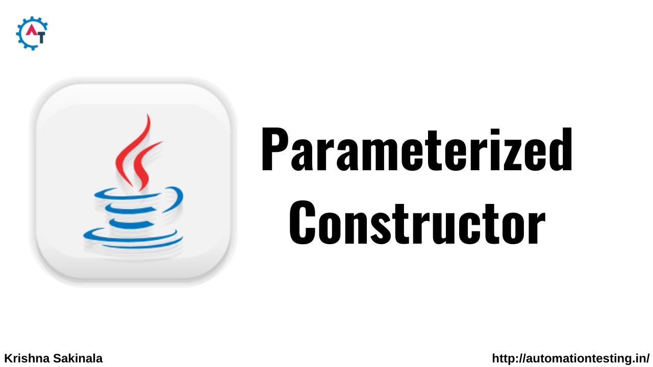 Parameterized Constructor in Java | Java Tutorial For Beginners | Java ...