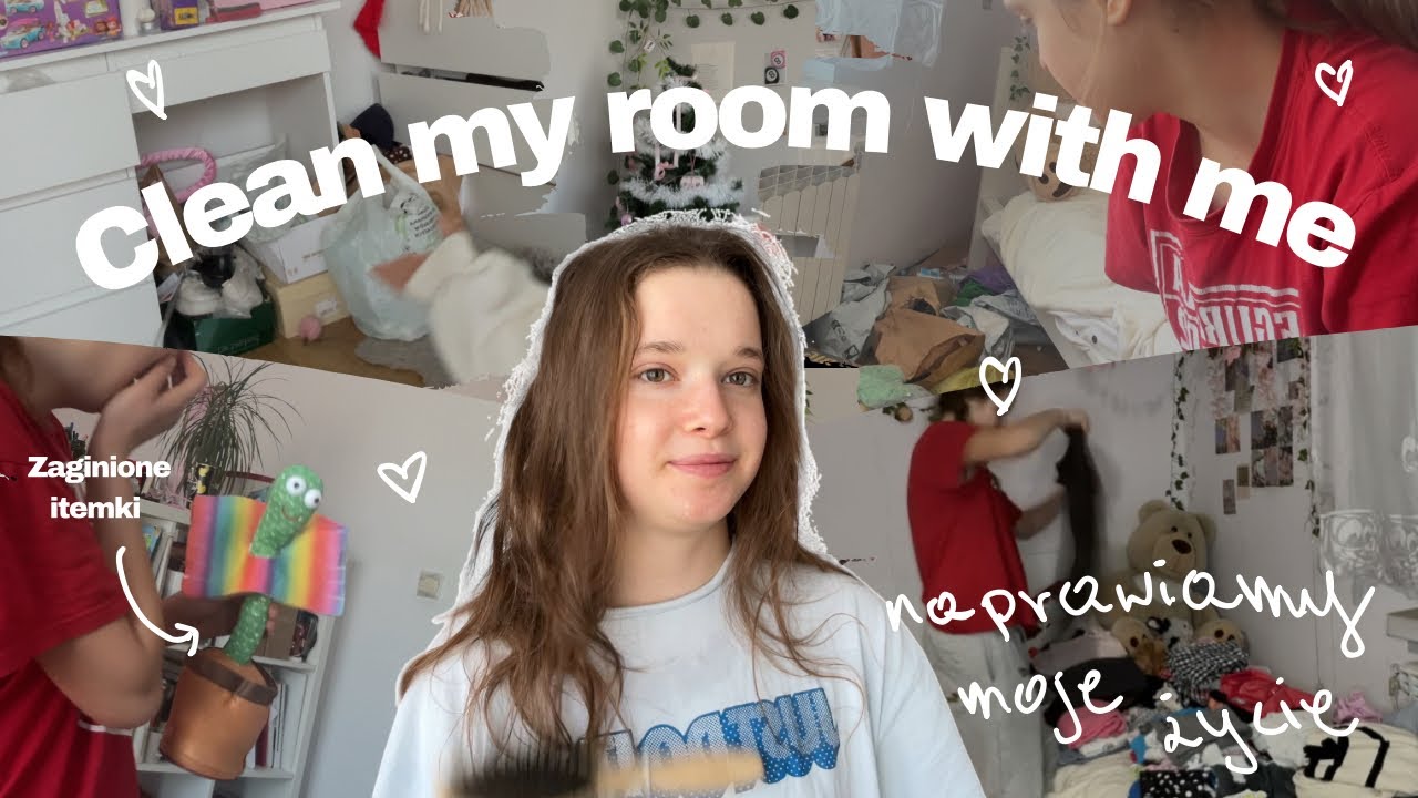 NAPRAWIAM SWOJE ŻYCIE | pt.1 sprzątanie pokoju 