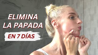 8 minutos para ELIMINAR LA PAPADA // Ejercicios fáciles *YOGA FACIAL* para adelgazar el doble mentón