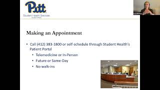 Pitt Family Webinar - Student Health Services | Summer 2026