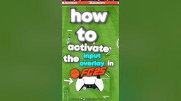 How to activate the input overlay in EA FC 25