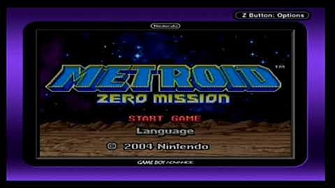 Nintendo Game Boy Advance Metroid: Zero Mission Intro - Opening
