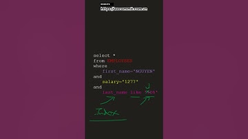 Câu lệnh SQL nhất quyết không nhận Index vì sao? #shots