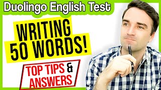 Duolingo English Test WRITING 50 WORDS  Tips, Sample Answer, and Practice