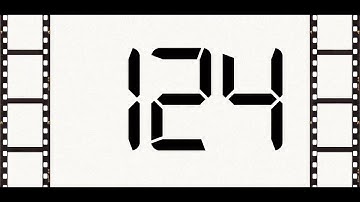 Countdown from 124 to 0 (Retro)