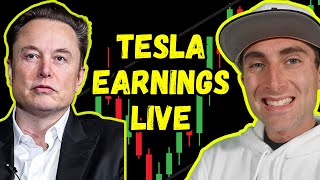 🔴TESLA EARNINGS CALL LIVE TRADING | TSLA SPY QQQ