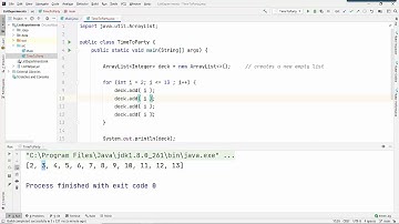 ArrayList Problem Set Solution Walkthrough