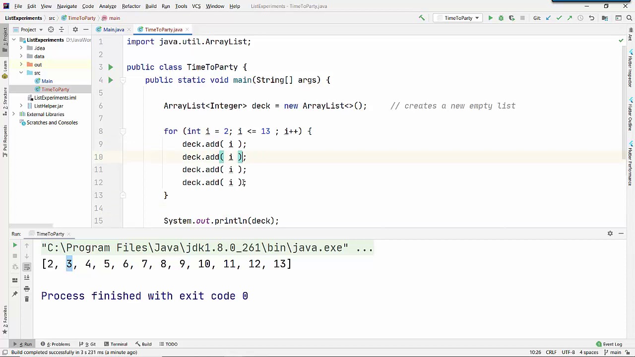 ArrayList Problem Set Solution Walkthrough - YouTube