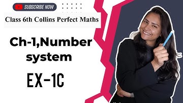 Class 6 Collins Perfect Maths Chapter-1 Number system Ex-1C #collins