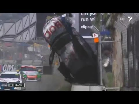 V8 Supercars | Jason Bright Huge Crash! - 2014 Clipsal 500