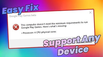 ByPass Google Play Games PC - This Computer Doesn