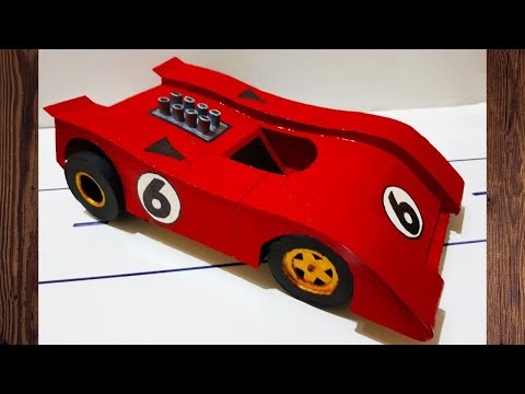 Cómo hacer un coche de carreras de papel - 11 pasos