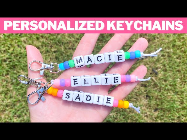 DIY Personalized Keychains 