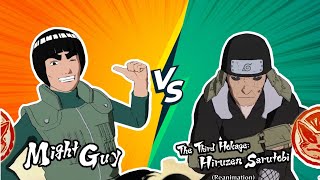 ᴴᴰ Might Guy vs Hiruzen Sarutobi- Third Hokage (Com vs Com) Naruto Shippuden Ultimate Storm 4 #nuns4