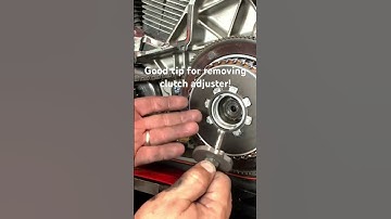 Clutch adjuster tip! #motorcycle #mechanic #harleyparts #harleyfamily #harleylovers #chopper