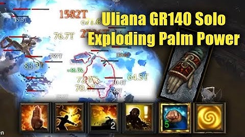 Uliana Exploding Palm Monk GR140 Solo! Season 27