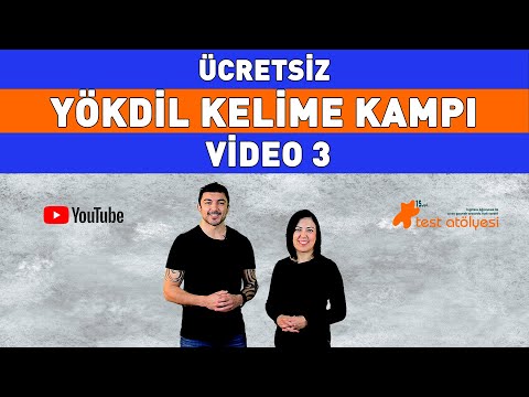 ÜCRETSİZ YÖKDİL KELİME KAMPI - VİDEO 3