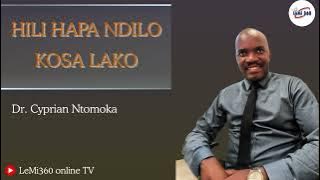 HILI HAPA NDILO KOSA LAKO