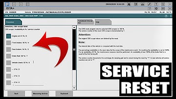 How To Reset BMW Service Interval CBS Data Using ISTA