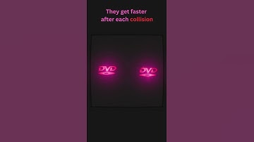 they get faster and bigger over time #animation #dvdlogo #asmr #polyrhythm #satisfying #dvdlogo