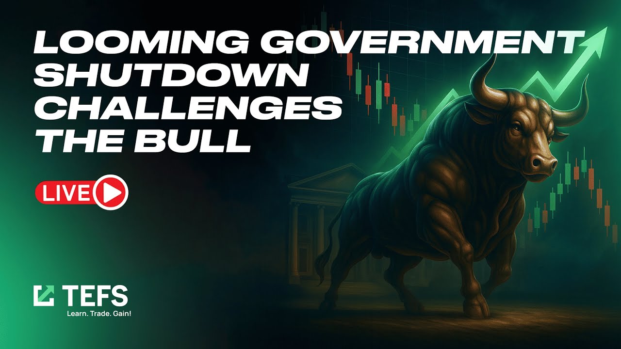 Looming Government Shutdown Challenges the Bull - YouTube