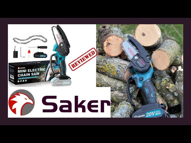 Mini Saker Cordless Chainsaw Unbox and Review. How Good Is It? 