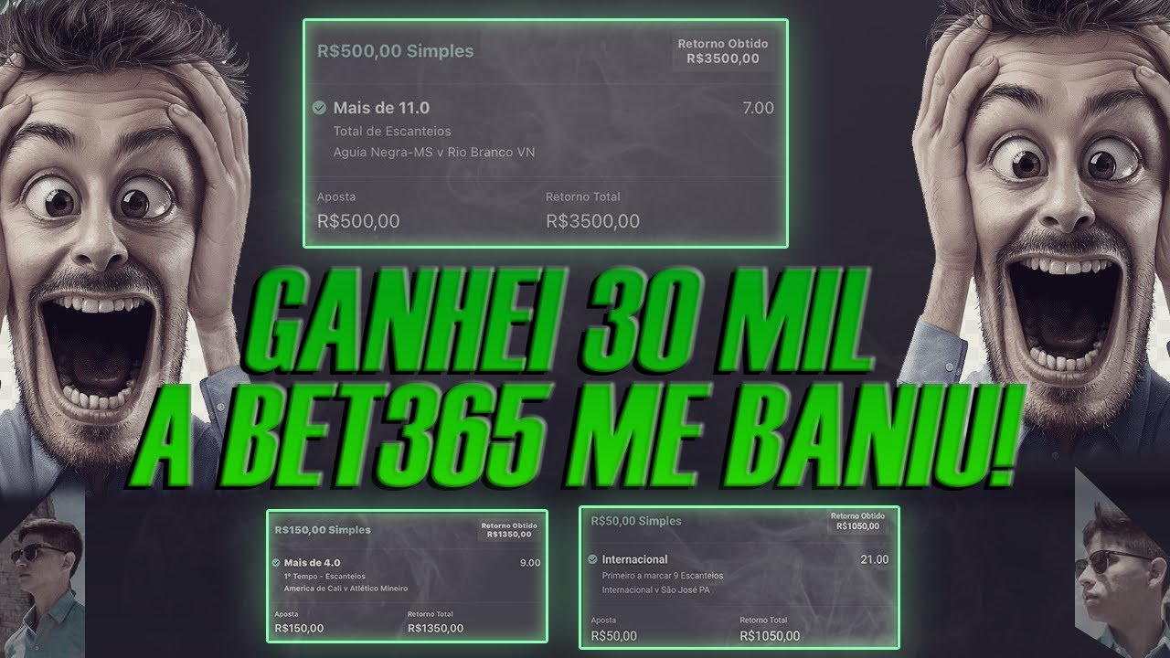 LUCREI 30 MIL NA BET365 E FUI BANIDO!!