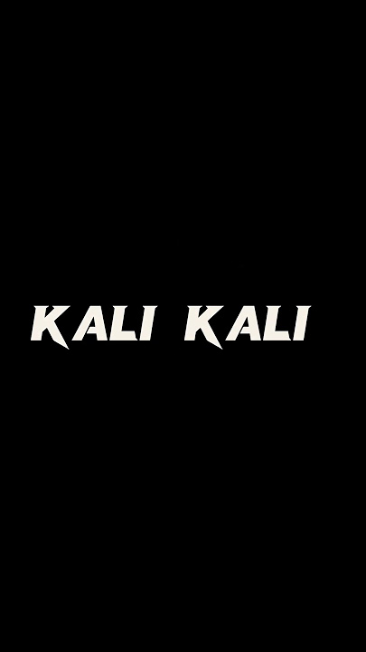 Kali nagin ke jaise Zulfe teri kali kali | lyrics song black screen status video #jsiddique #shorts